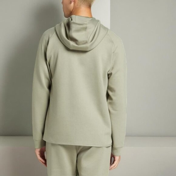 VRST Men's Earl Grey Pinnacle Fleece Long Sleeve Full Zip Hoodie Size S NWT - Picture 3 of 5